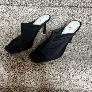 Zara black Mule